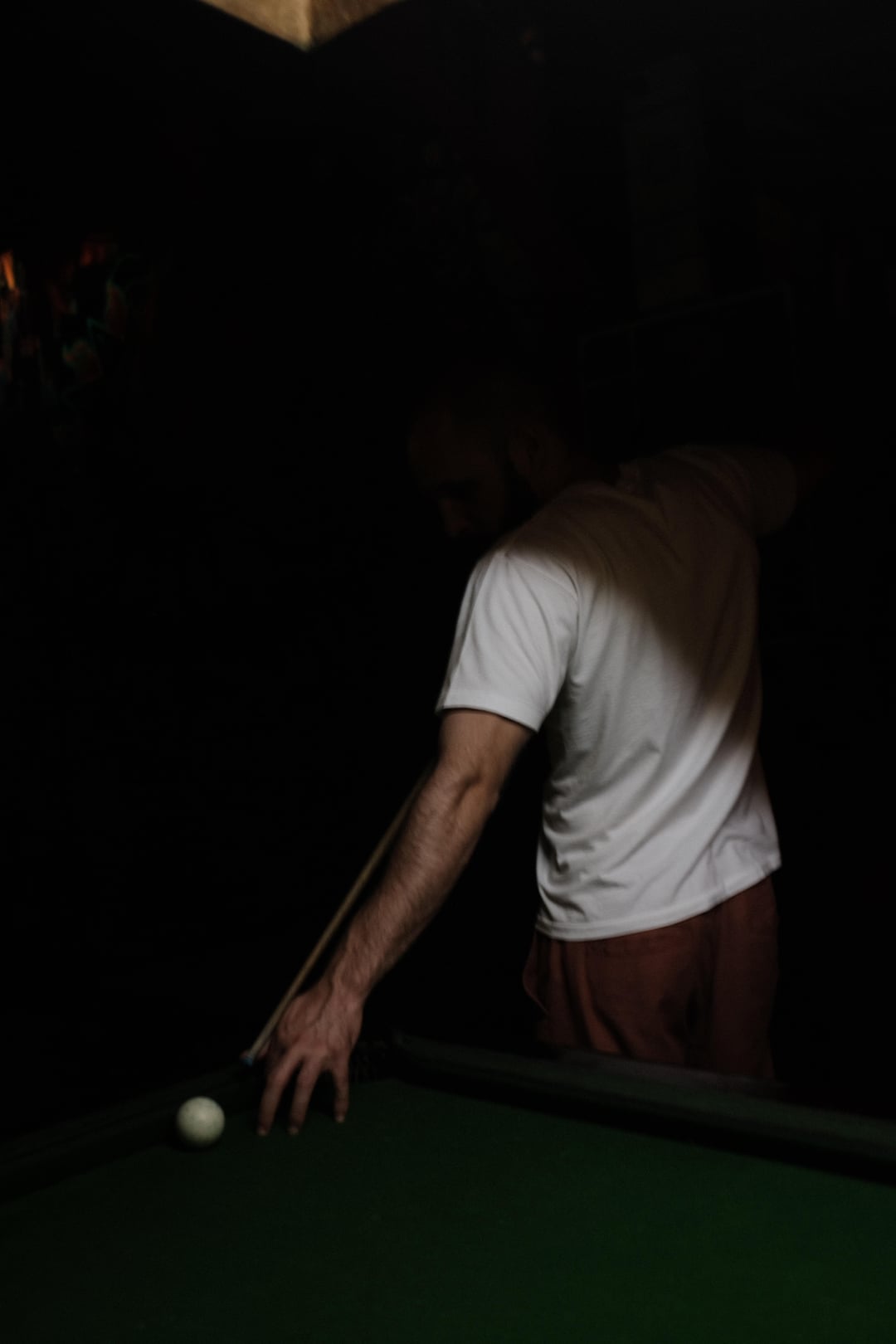 Playing pool