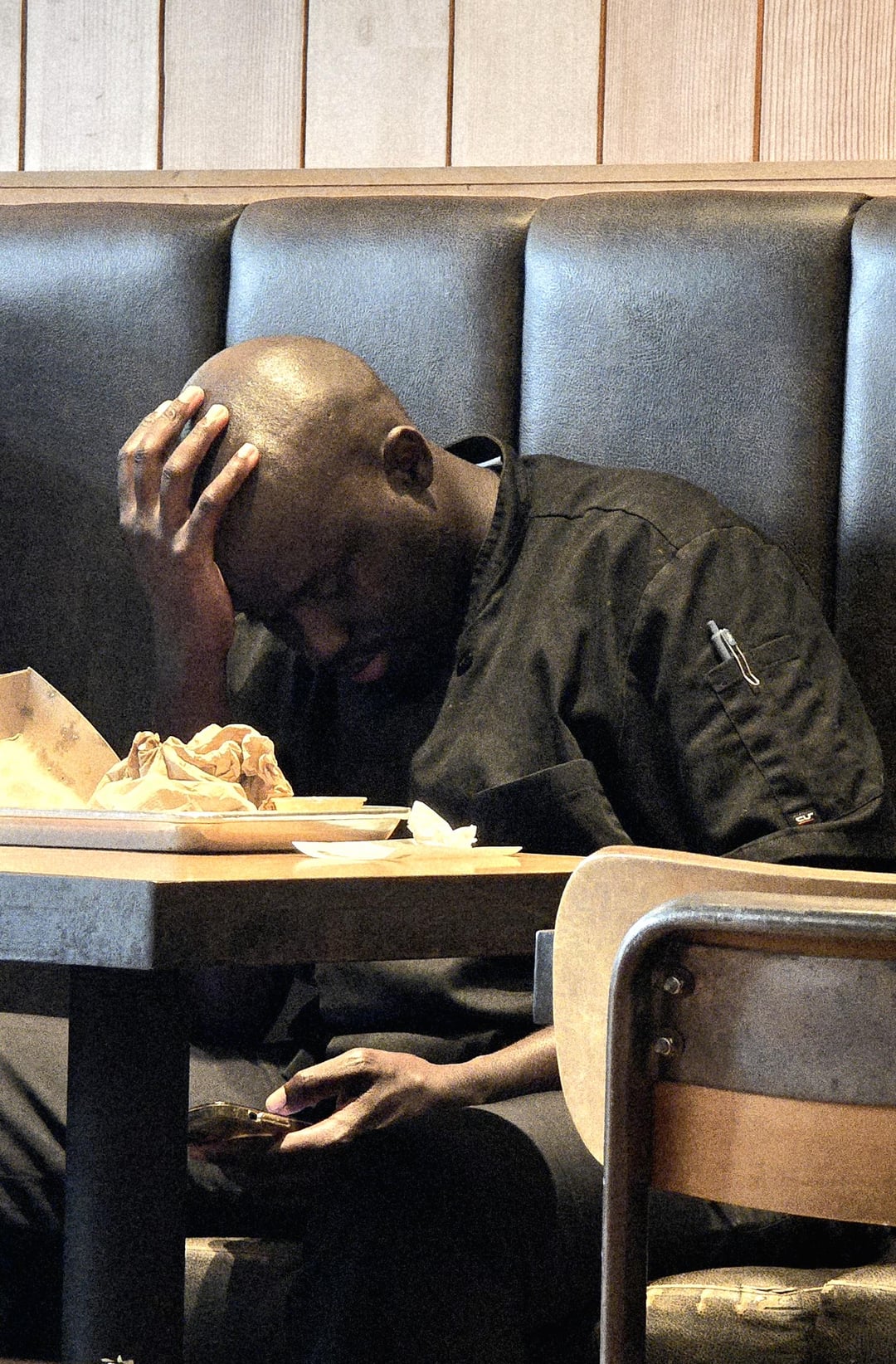 On lunch