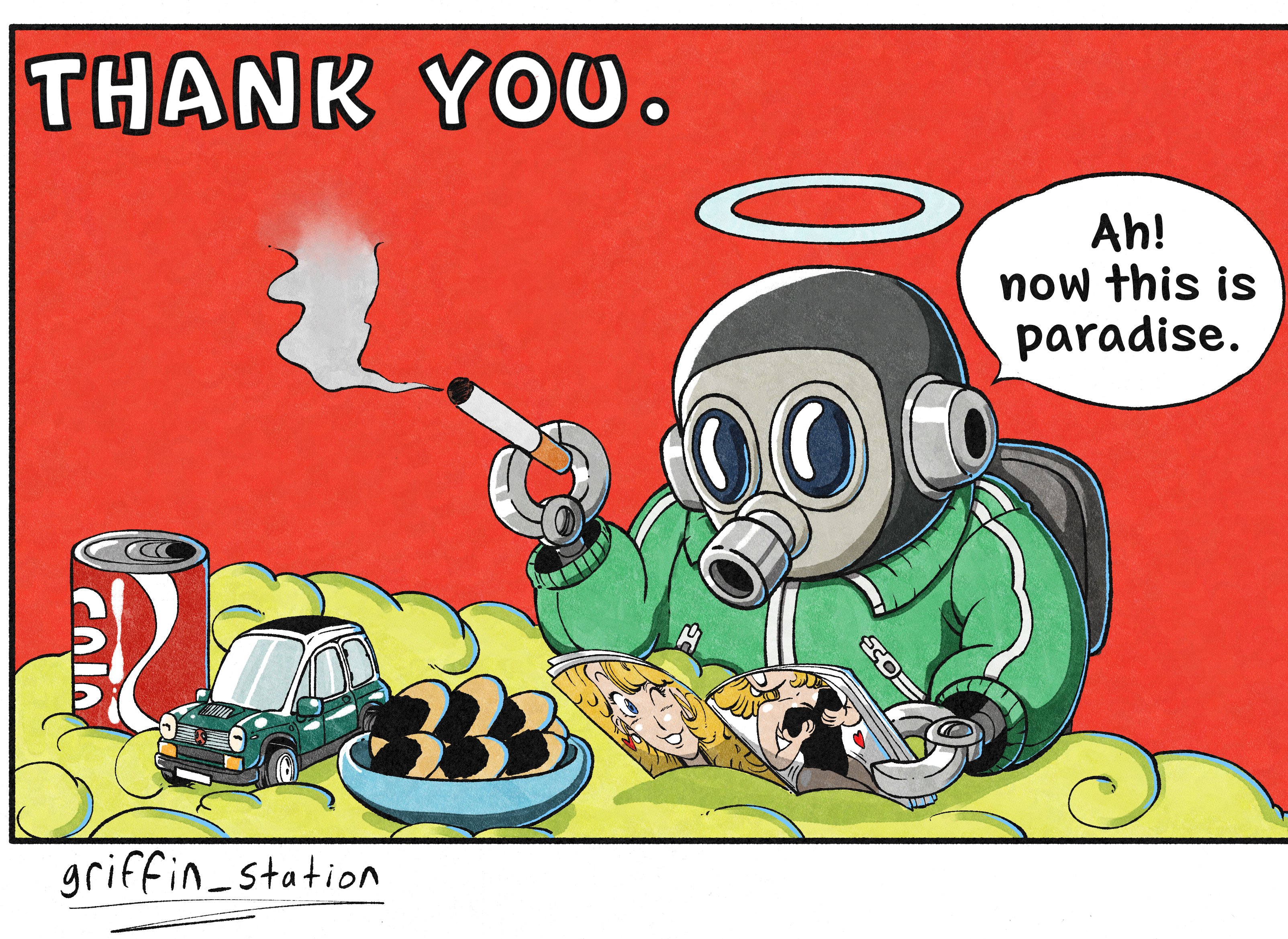 THANK YOU. F MIN griffin_station H Ah! now this is paradise. E-