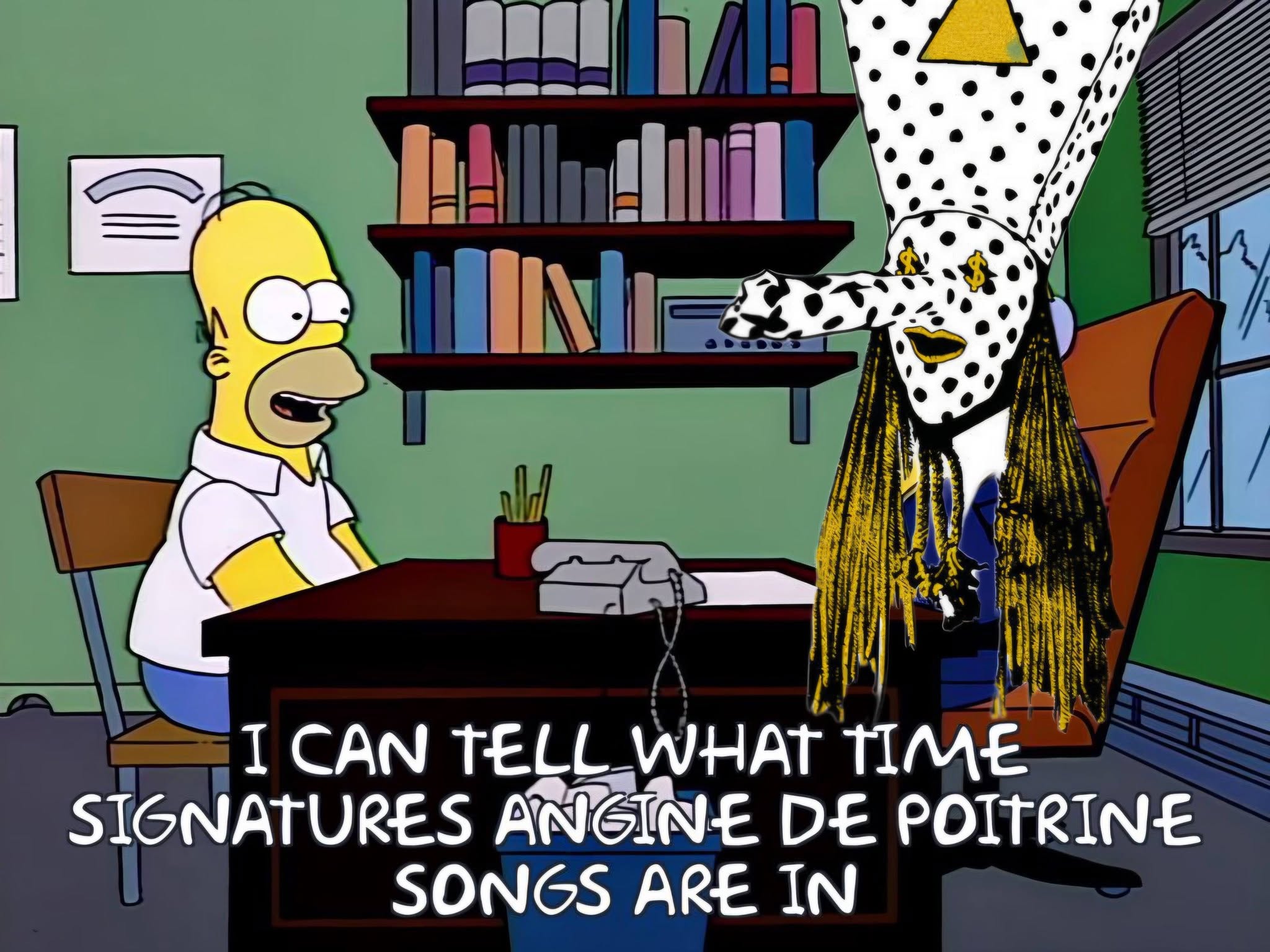 INE I CAN TELL WHAT TIME SIGNATURES ANGINE DE POITRINE SONGS ARE IN