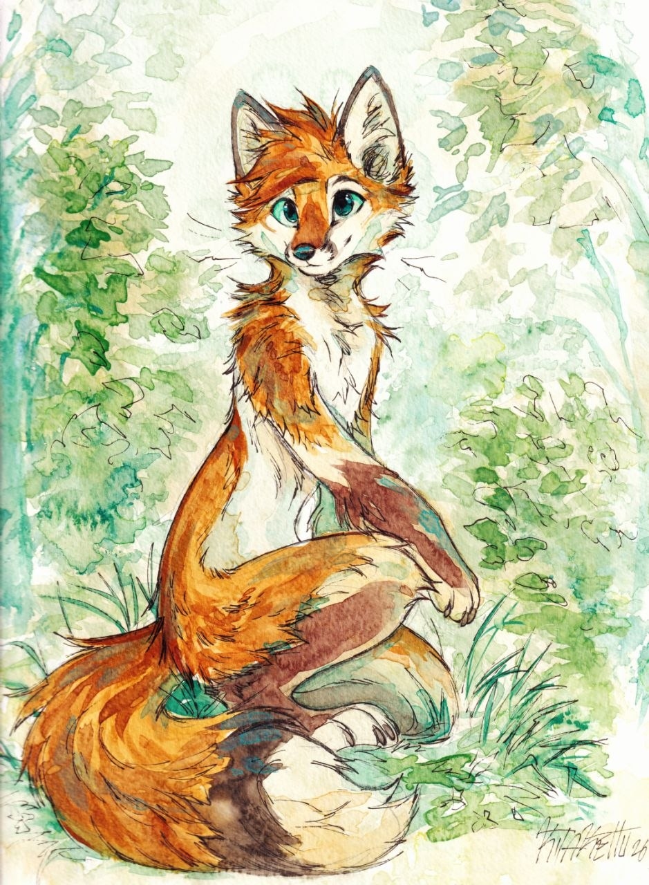 Red fox by Kitakettu