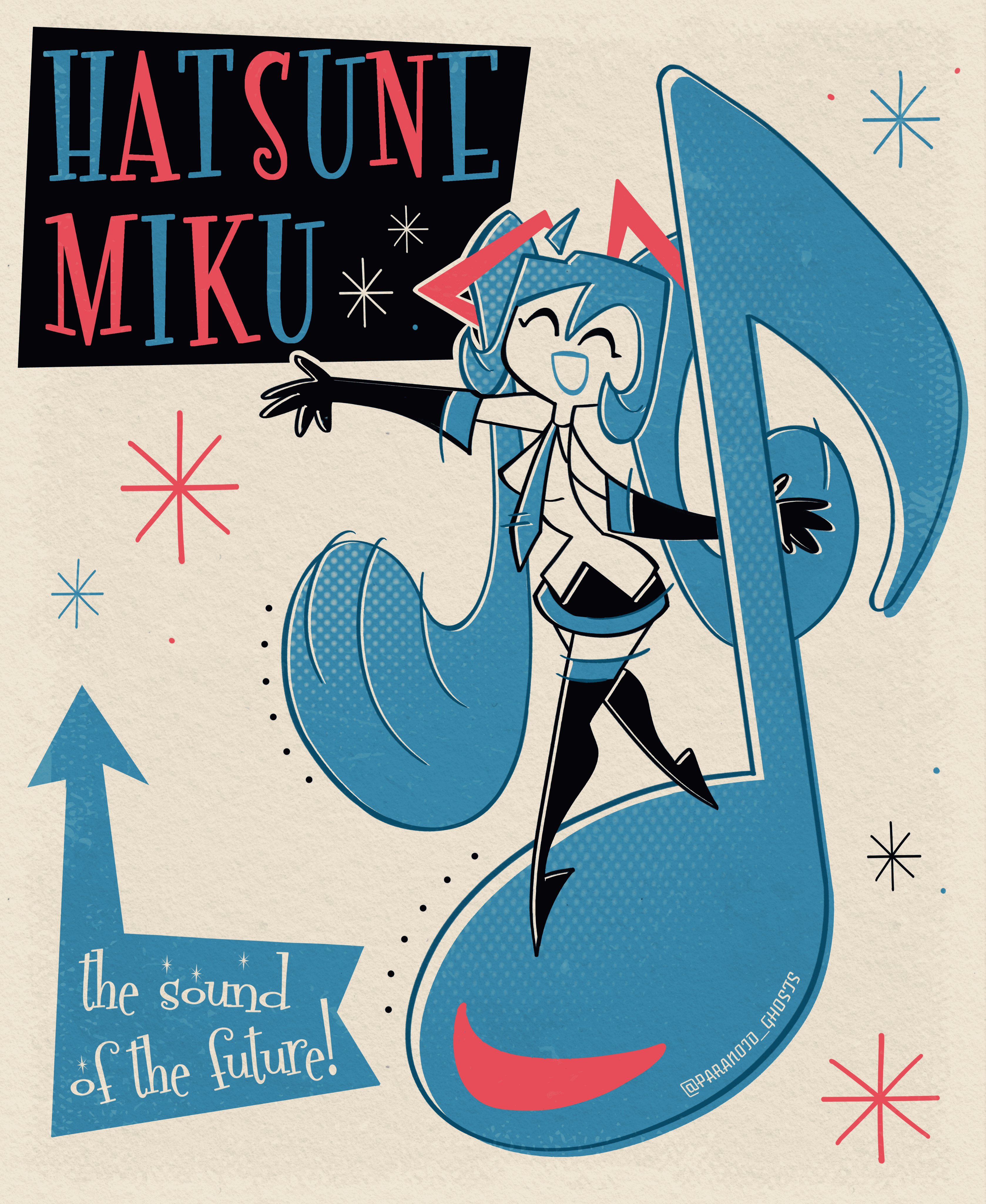 HATSUNE MIKU* the sound of the future! @PARANOID GHOSTS