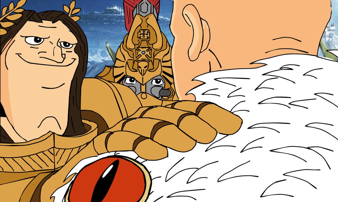 "Horus, you must lead the Great Crusade alone without me." | /r/grimdank
