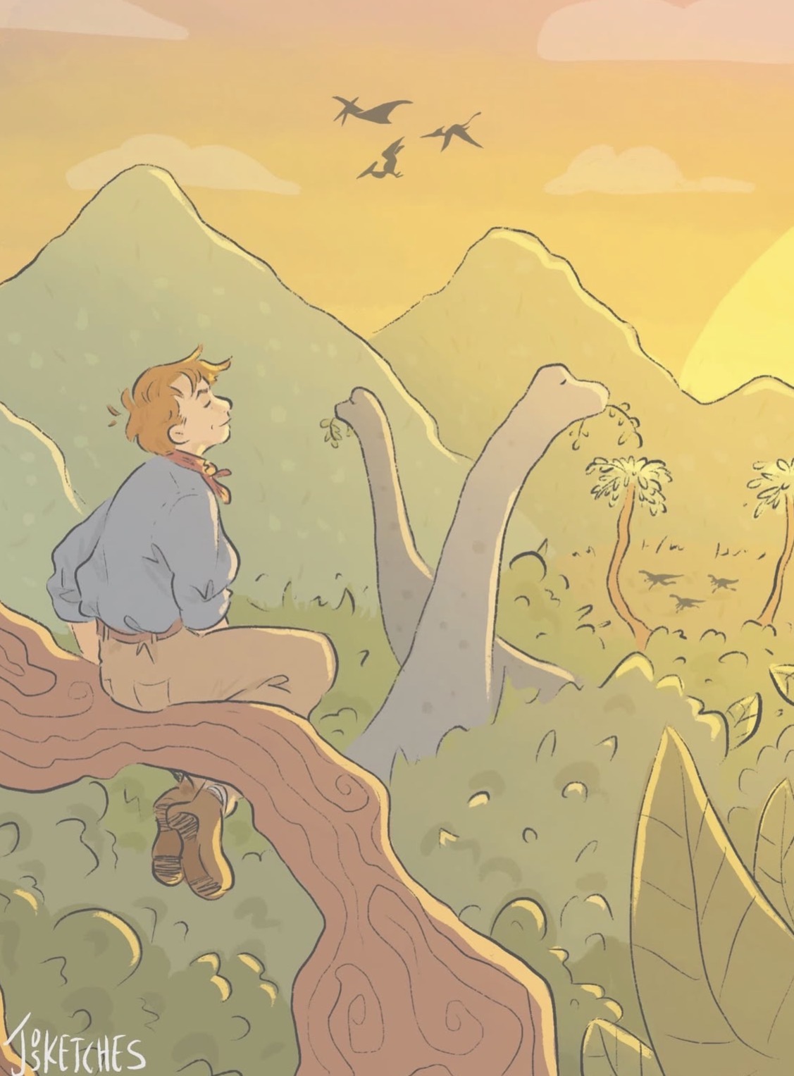 3 BKETCHES 7 ག