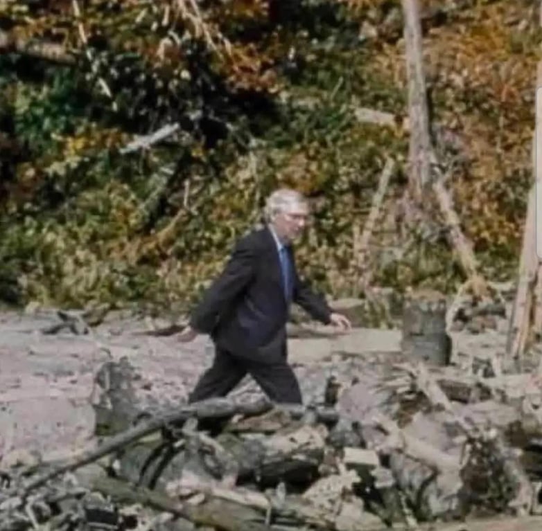 Latest image released by Mitch McConnell's office to show proof of life