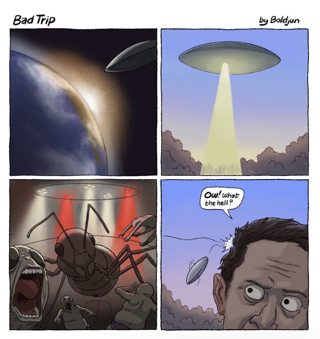Bad Trip by Boldjun I Ow! what the hell?