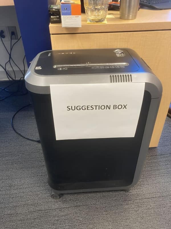 SUGGESTION BOX