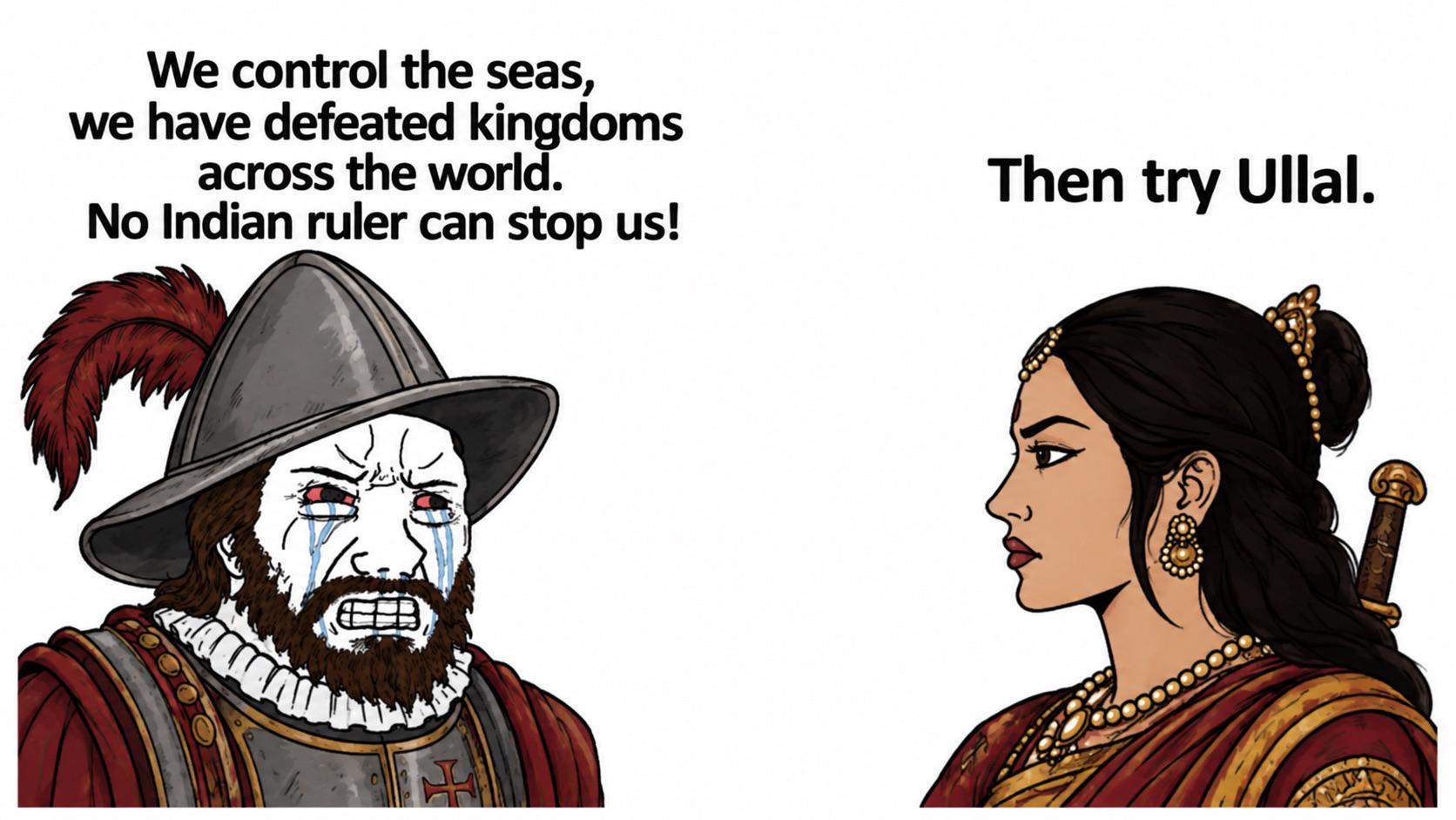 The Portuguese picked the wrong queen | History Memes