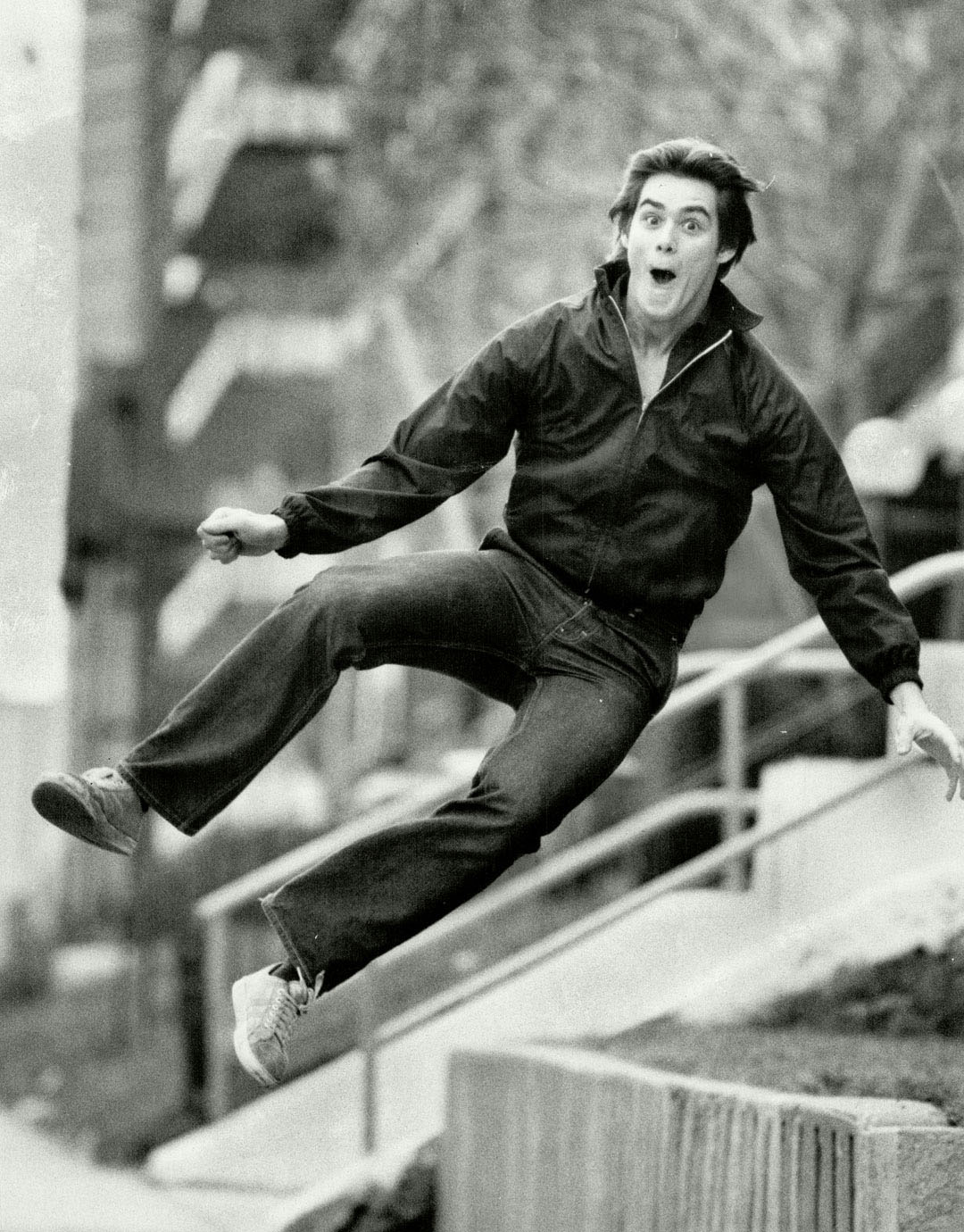 Jim Carrey at the age of 19, 1981