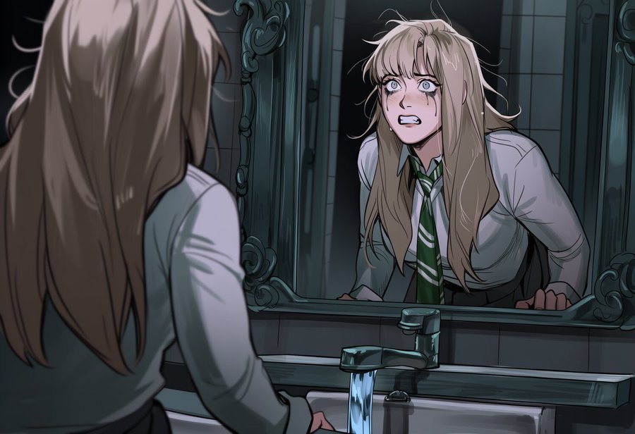 in the mirror