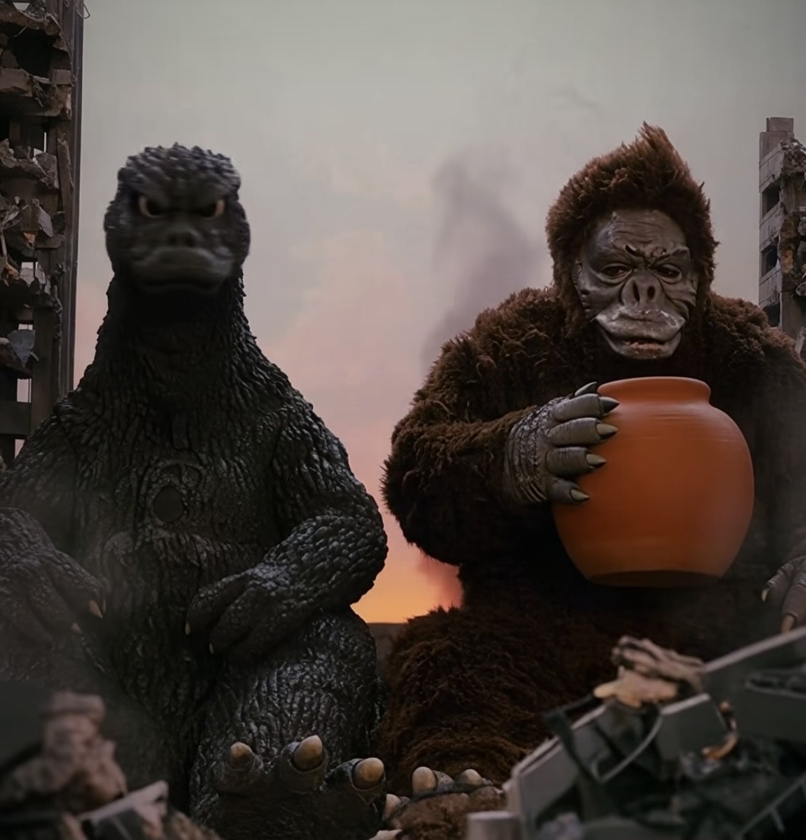 Godzilla and Kong 