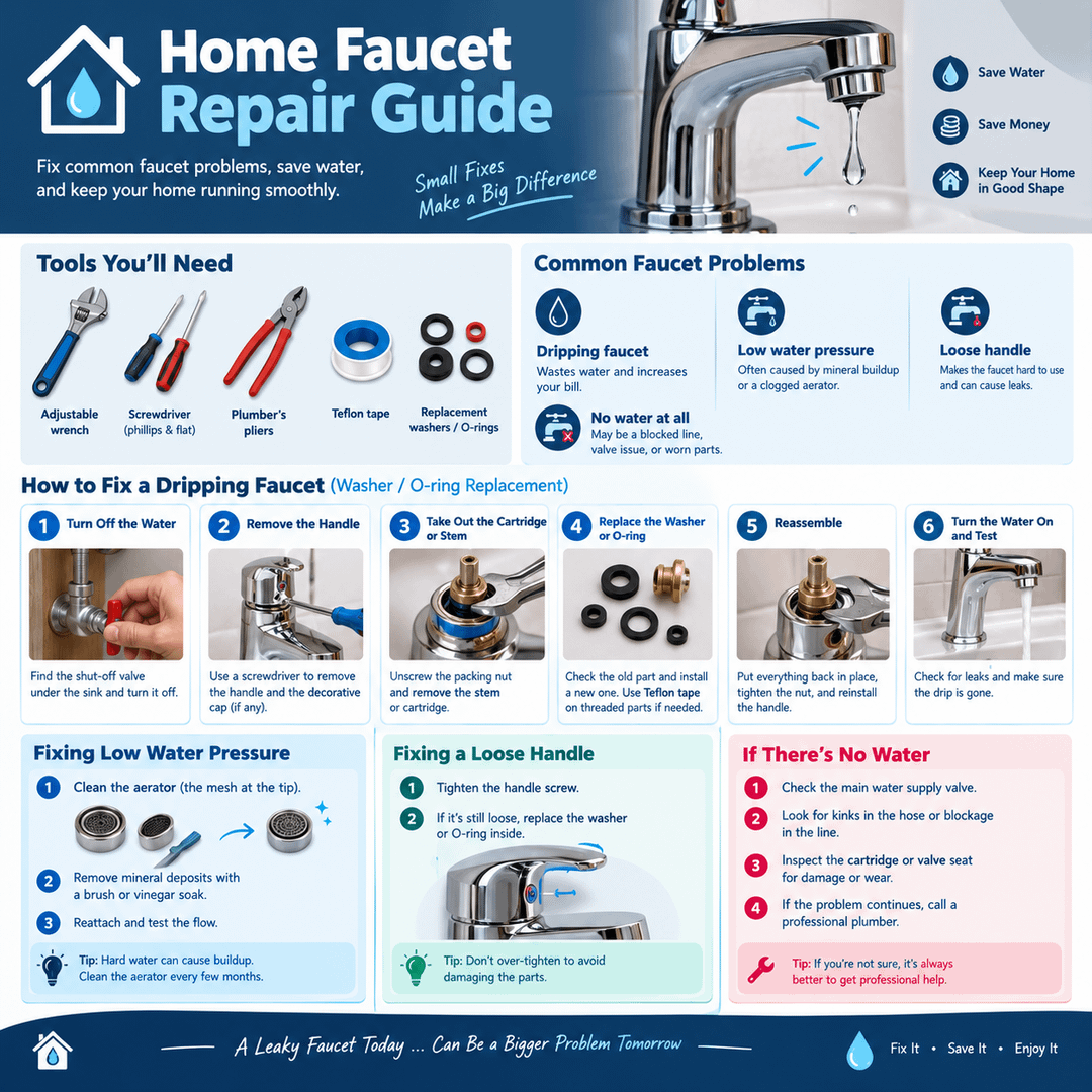 Binfo Graph Home faucet repair | Infographic Dumps | Know Your Meme