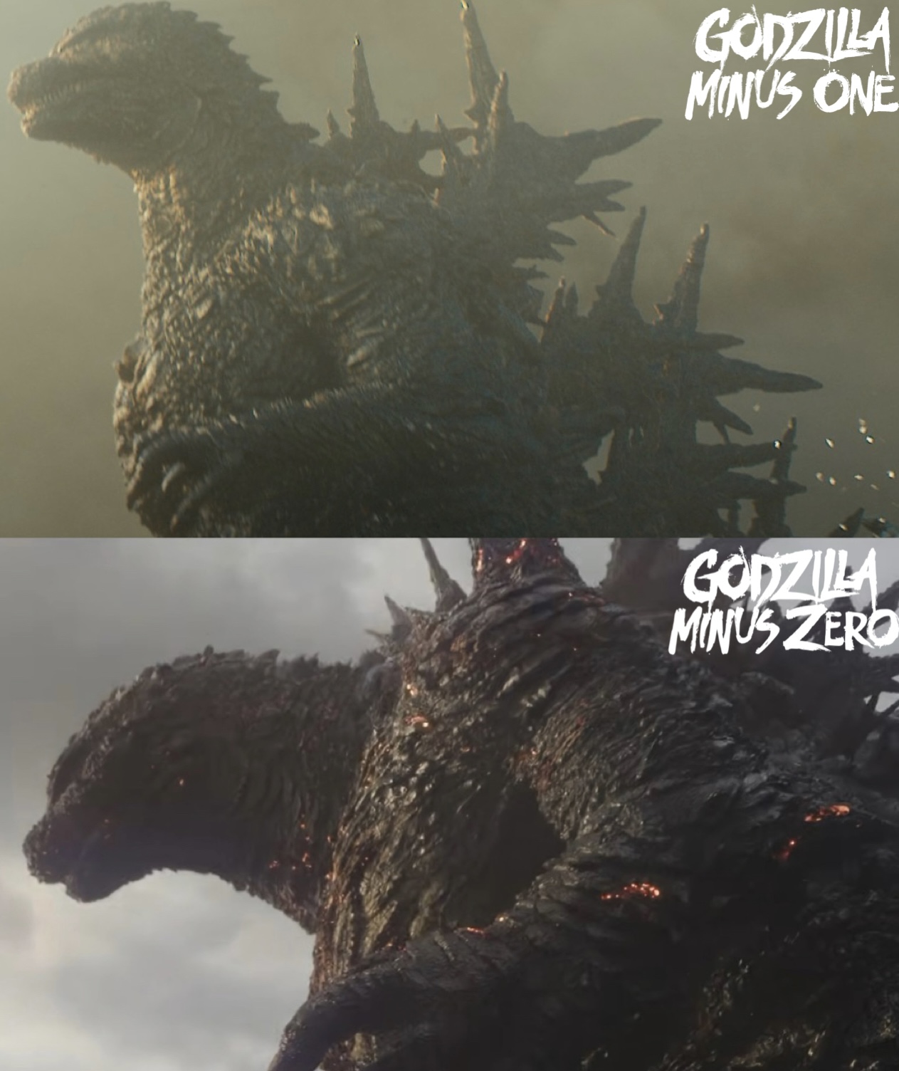 GODZILLA MINUS ONE GODZILLA MINUS ZERO