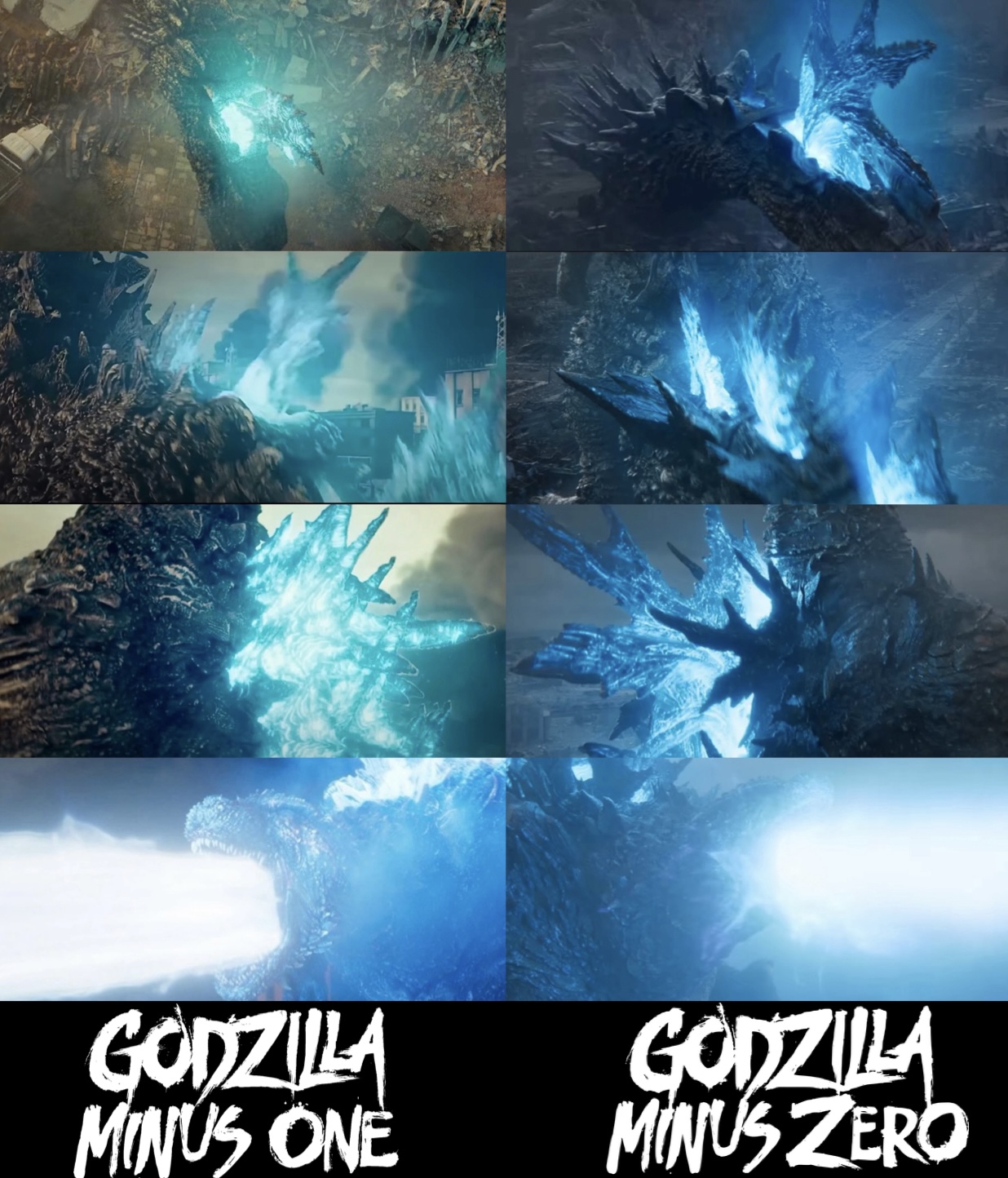 GODZILLA MINUS ONE GODZILLA MINUS ZERO