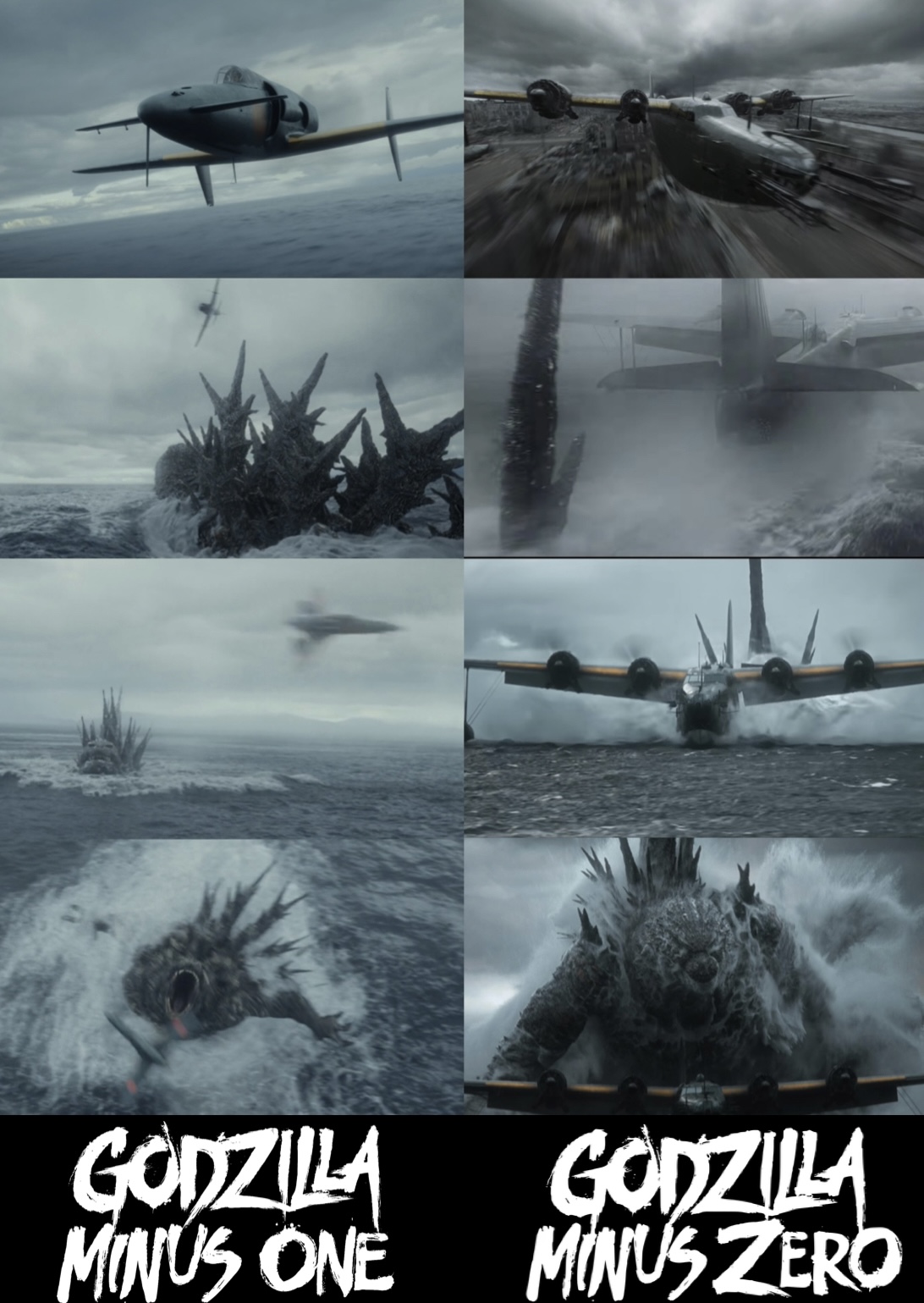 GODZILLA MINUS ONE GODZILLA MINUS ZERO