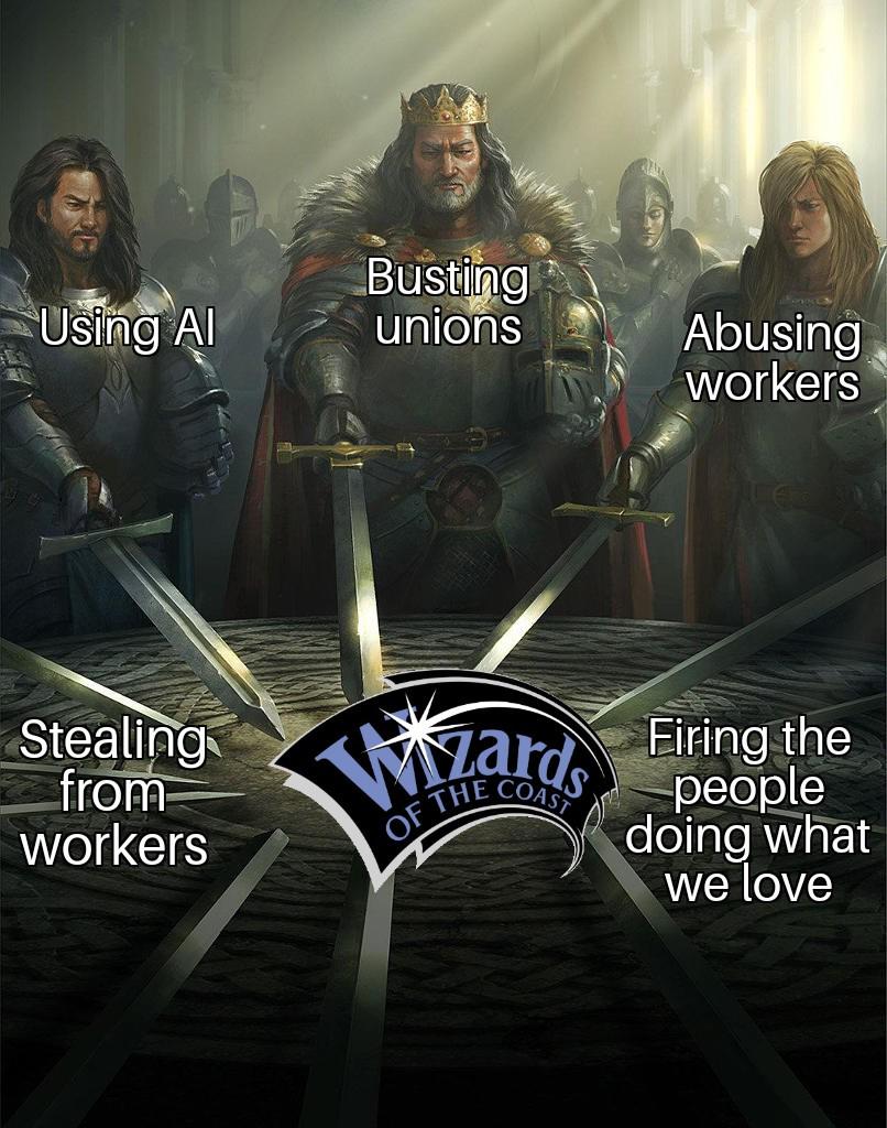 Using Al Busting unions Abusing workers Stealing from workers Lards Firing the OF THE COAST people doing what we love