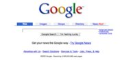 Google Web Images Groups Directory News-New Coogle Search I'm Feeling Lucky Get your news the Google way -Iry Google News Advetise with Us-Search Setions-Services& Tools 2002 Google-Searching 2.469.940,085 wab pages