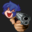 Emi with a gun